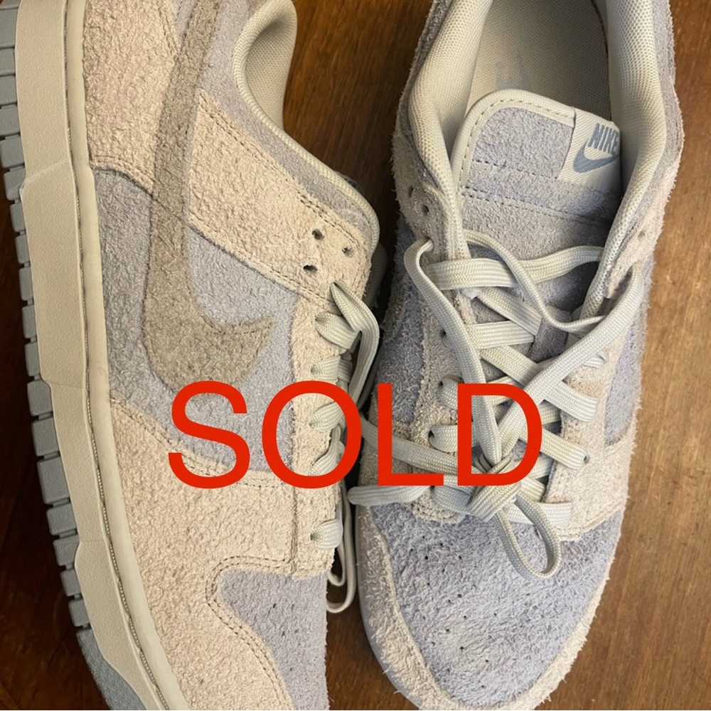 Nike - Dunk Low Photon Dust Armory Blue Suede